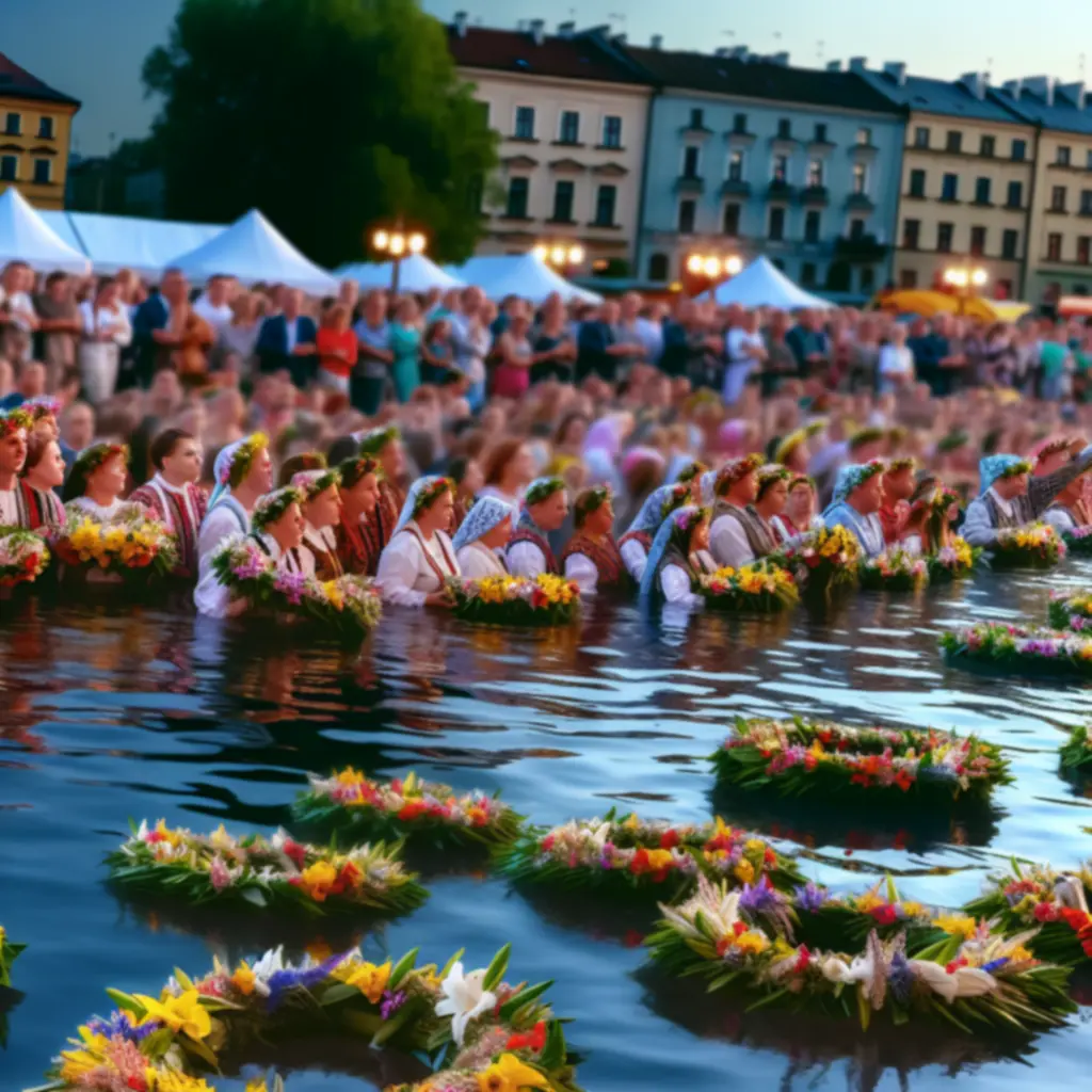 Tradycyjna ceremonia z wiankami